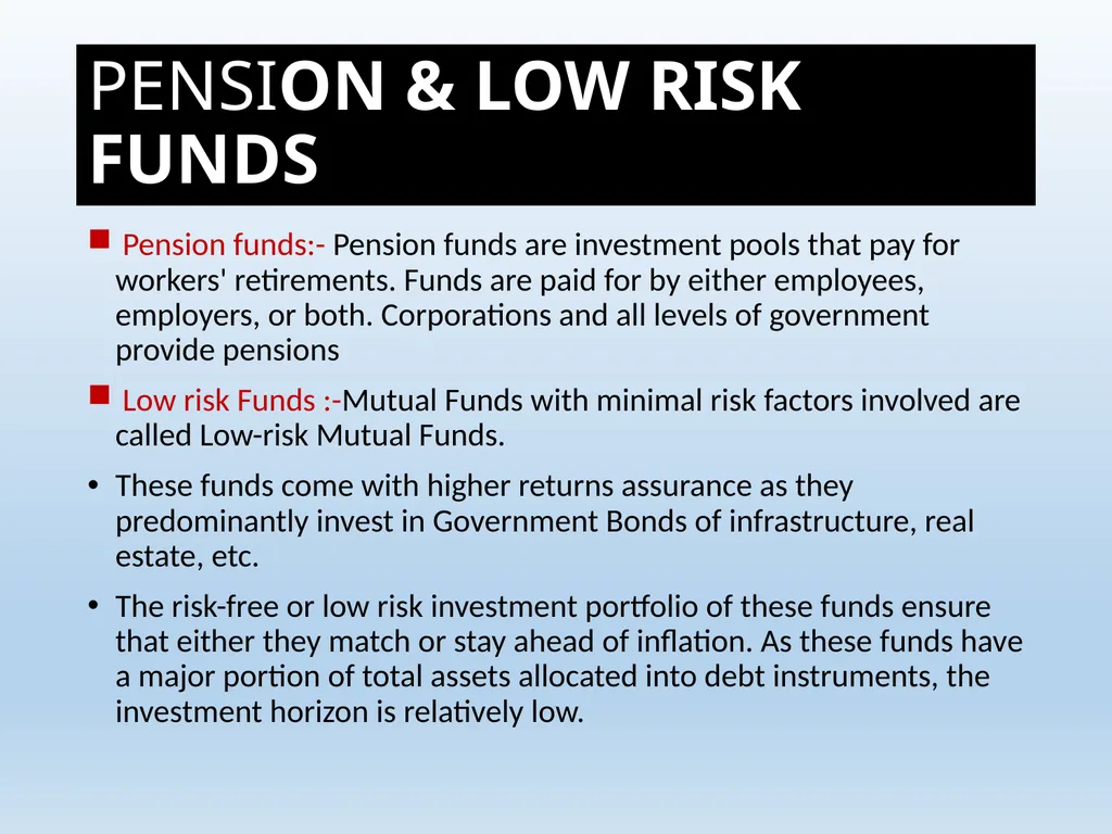 What Is Mutual Fund ? A mutual fund is a - slide 31 of 55