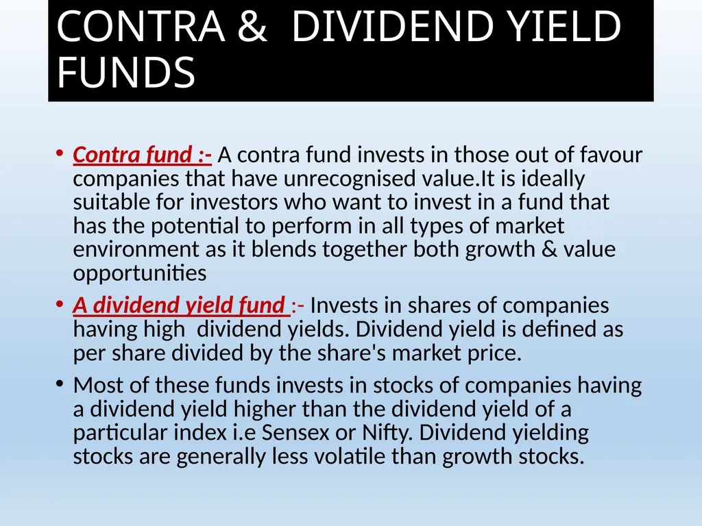 What Is Mutual Fund ? A mutual fund is a - slide 34 of 55