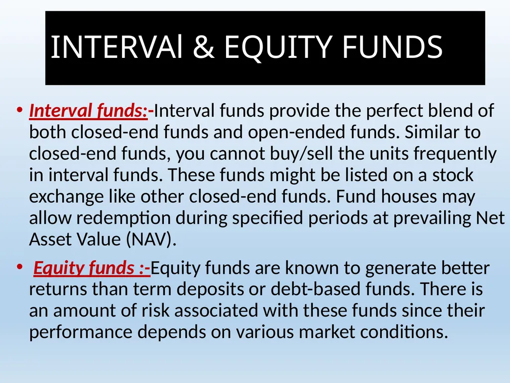 What Is Mutual Fund ? A mutual fund is a - slide 23 of 55