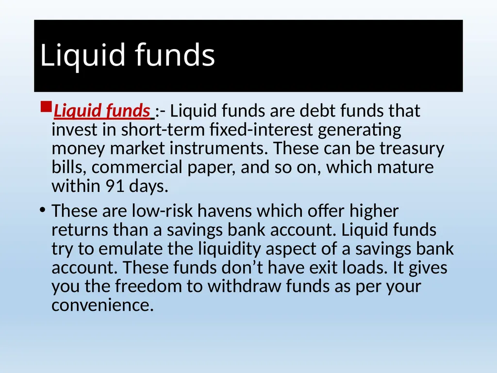 What Is Mutual Fund ? A mutual fund is a - slide 28 of 55