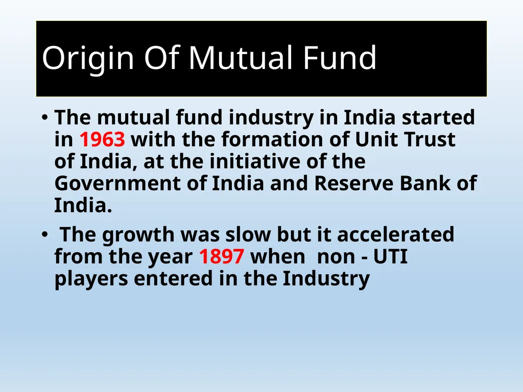 What Is Mutual Fund ? A mutual fund is a - slide 3 of 55