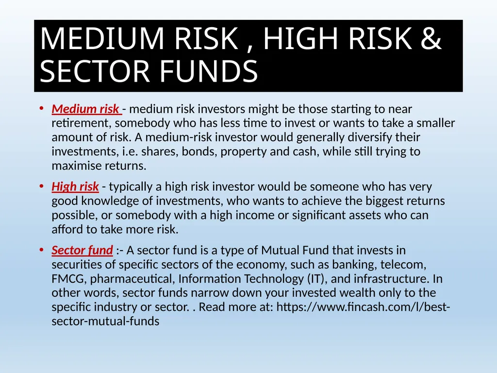 What Is Mutual Fund ? A mutual fund is a - slide 32 of 55