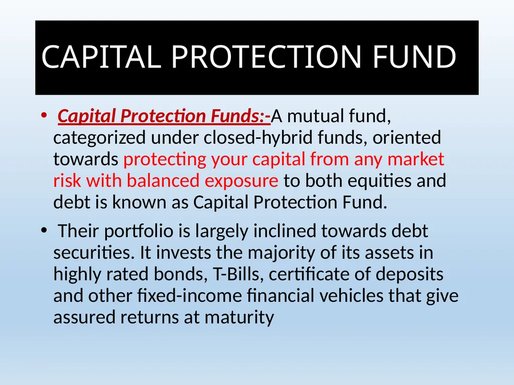 What Is Mutual Fund ? A mutual fund is a - slide 29 of 55