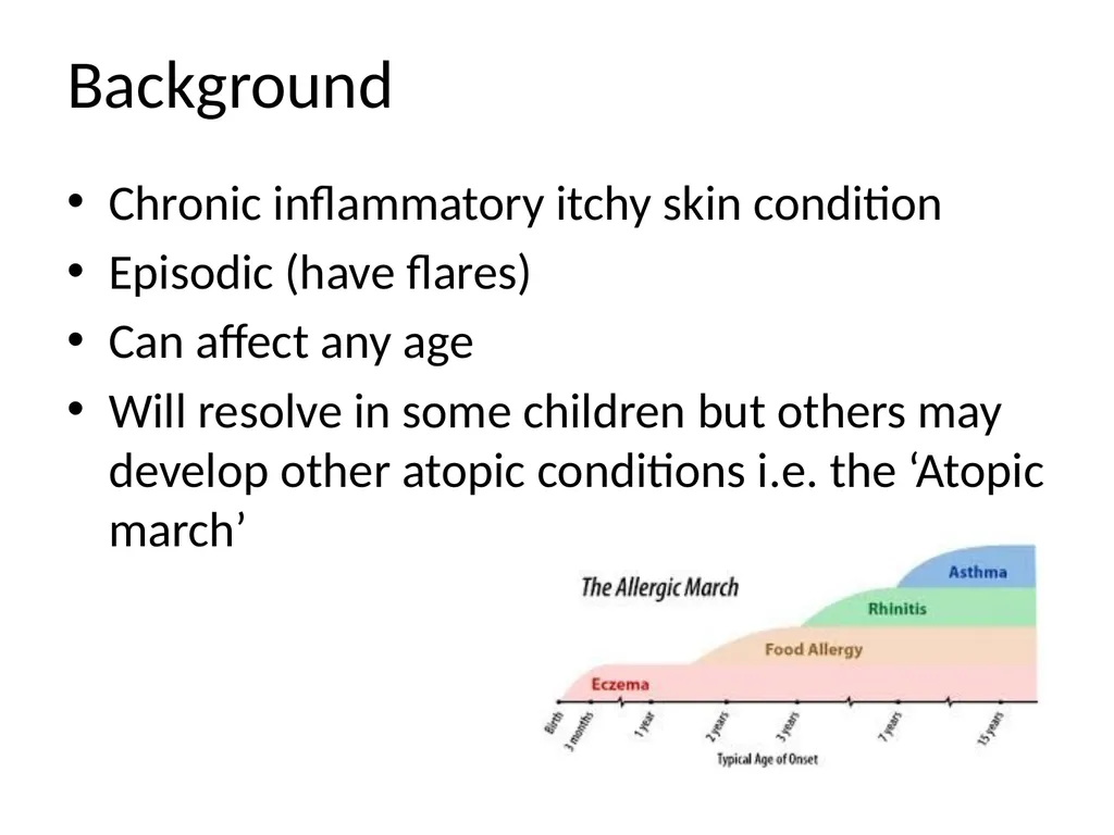 Atopic Eczema in children Dr C Macaulay Dr C Lemer - slide 2 of 15