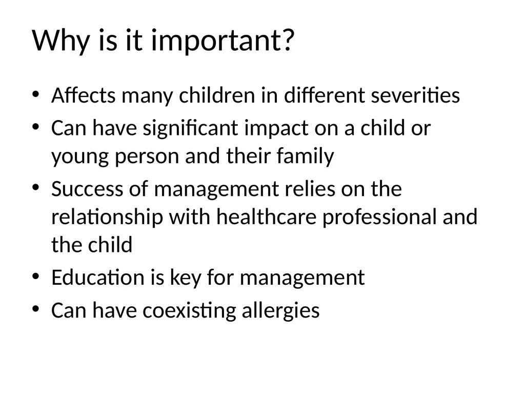 Atopic Eczema in children Dr C Macaulay Dr C Lemer - slide 3 of 15