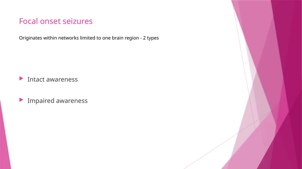 Seizures & Epilepsy Dr Maria George Introduction - slide 5 of 69