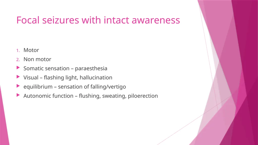 Seizures & Epilepsy Dr Maria George Introduction - slide 6 of 69