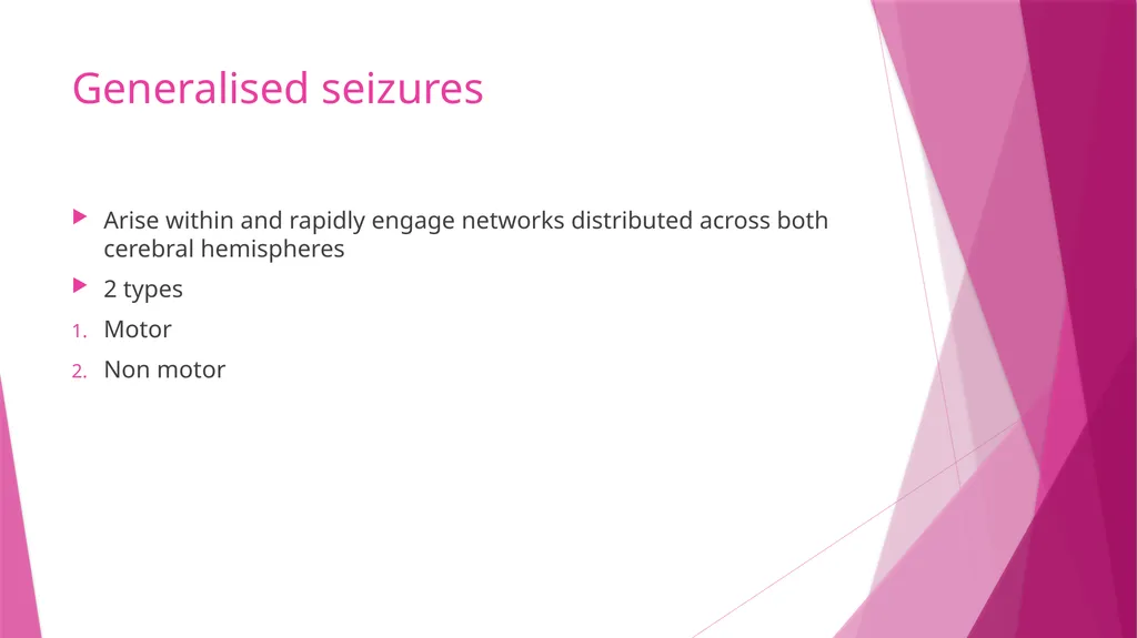 Seizures & Epilepsy Dr Maria George Introduction - slide 9 of 69
