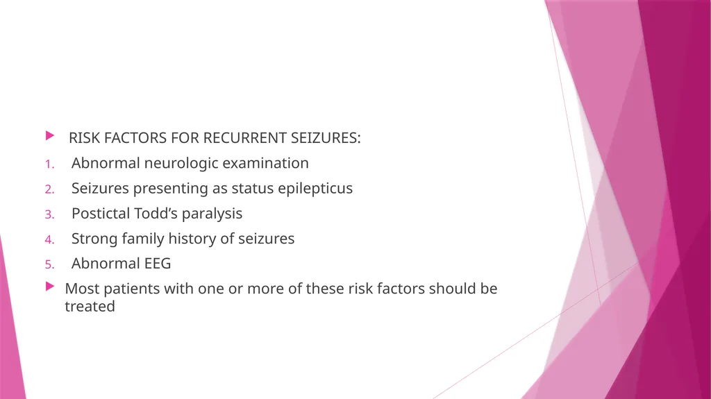 Seizures & Epilepsy Dr Maria George Introduction - slide 43 of 69