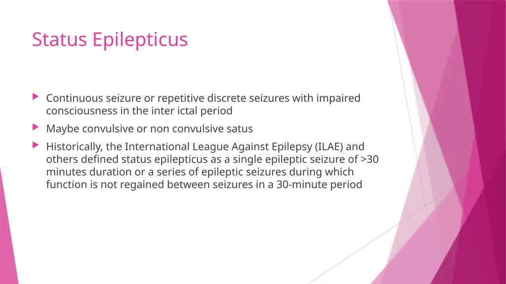 Seizures & Epilepsy Dr Maria George Introduction - slide 54 of 69