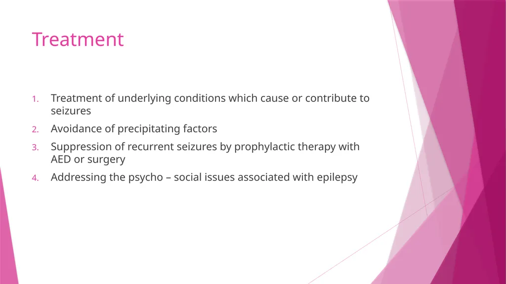 Seizures & Epilepsy Dr Maria George Introduction - slide 38 of 69