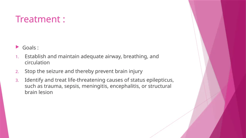 Seizures & Epilepsy Dr Maria George Introduction - slide 59 of 69