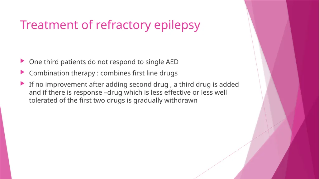 Seizures & Epilepsy Dr Maria George Introduction - slide 50 of 69
