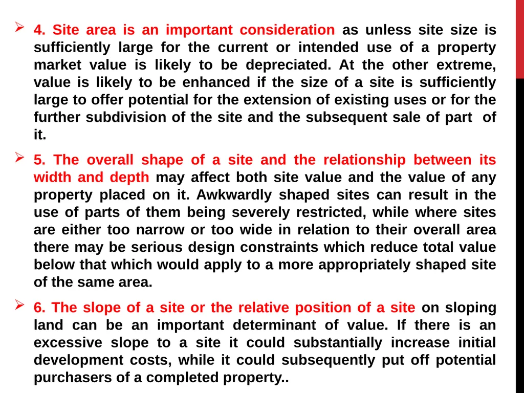 Real estate is defined as the physical land and - slide 46 of 79