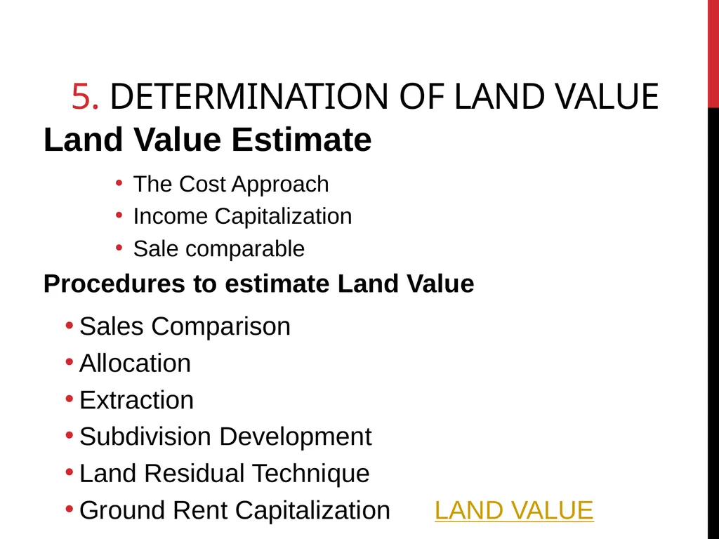 Real estate is defined as the physical land and - slide 71 of 79