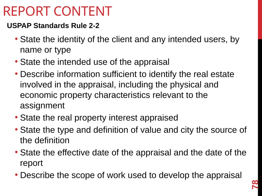 Real estate is defined as the physical land and - slide 78 of 79