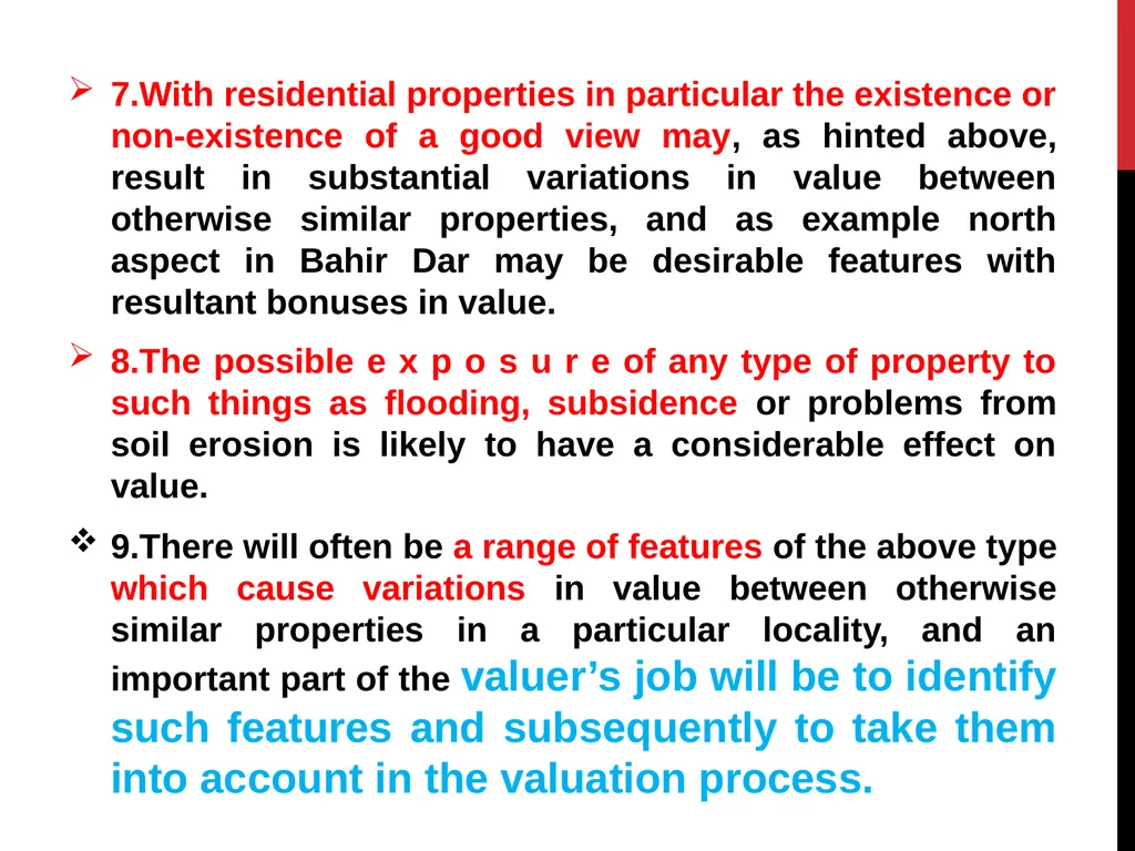Real estate is defined as the physical land and - slide 47 of 79
