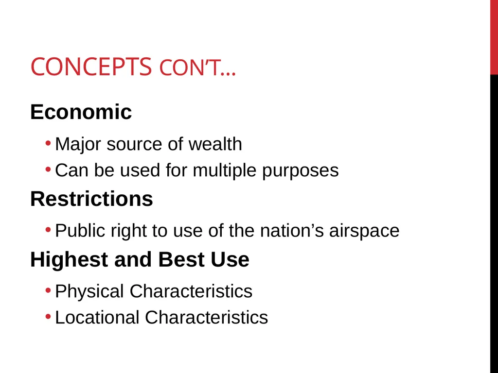 Real estate is defined as the physical land and - slide 7 of 79