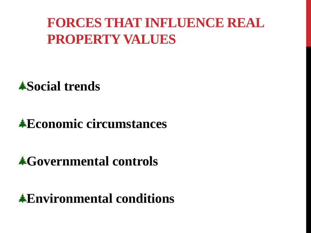 Real estate is defined as the physical land and - slide 57 of 79
