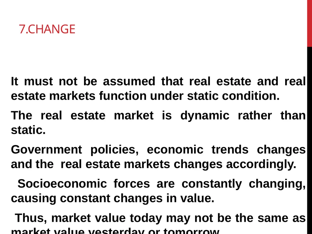 Real estate is defined as the physical land and - slide 54 of 79