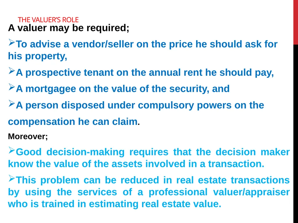 Real estate is defined as the physical land and - slide 28 of 79
