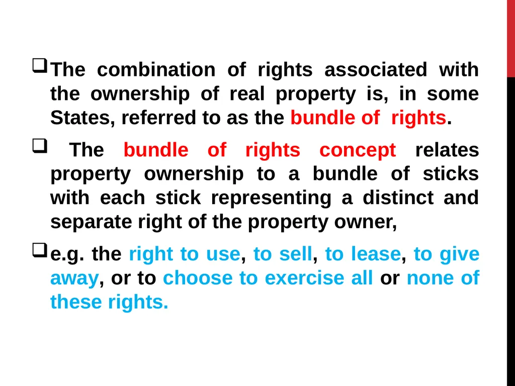 Real estate is defined as the physical land and - slide 35 of 79