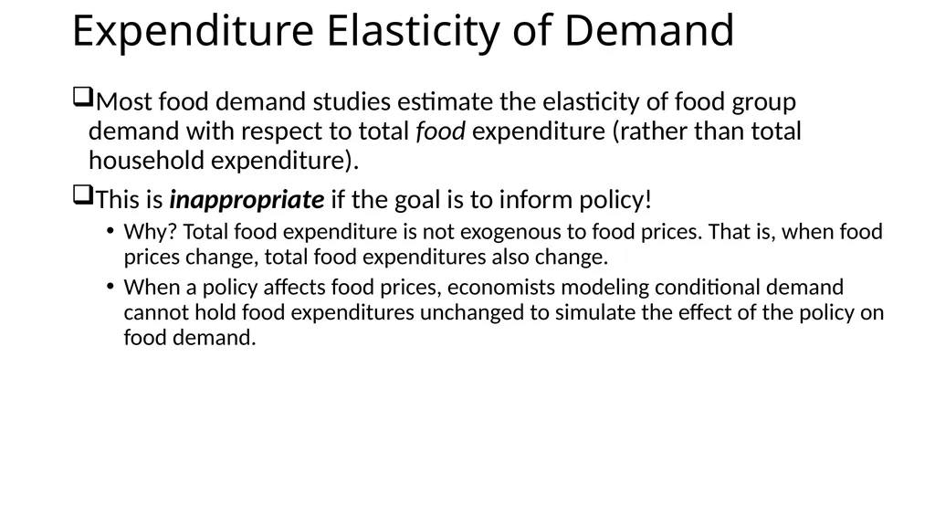 Consumer demand principles – the theory and - slide 6 of 8