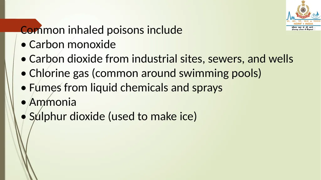 POISONING & SNAKE/ INSECT BITES LESSON -34 BY - slide 15 of 31