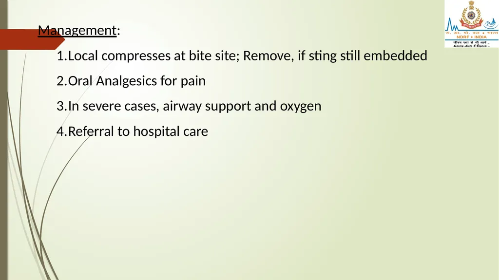 POISONING & SNAKE/ INSECT BITES LESSON -34 BY - slide 30 of 31