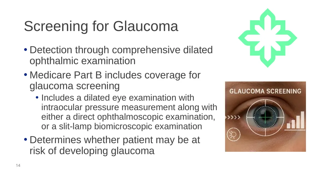 Glaucoma Screening (Clinical) February 2026 - slide 14 of 31