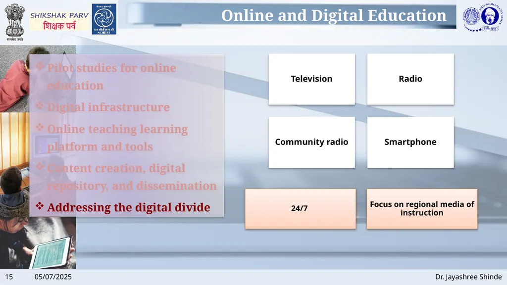 Use of Technology Dr. Jayashree Shinde Director, - slide 15 of 23