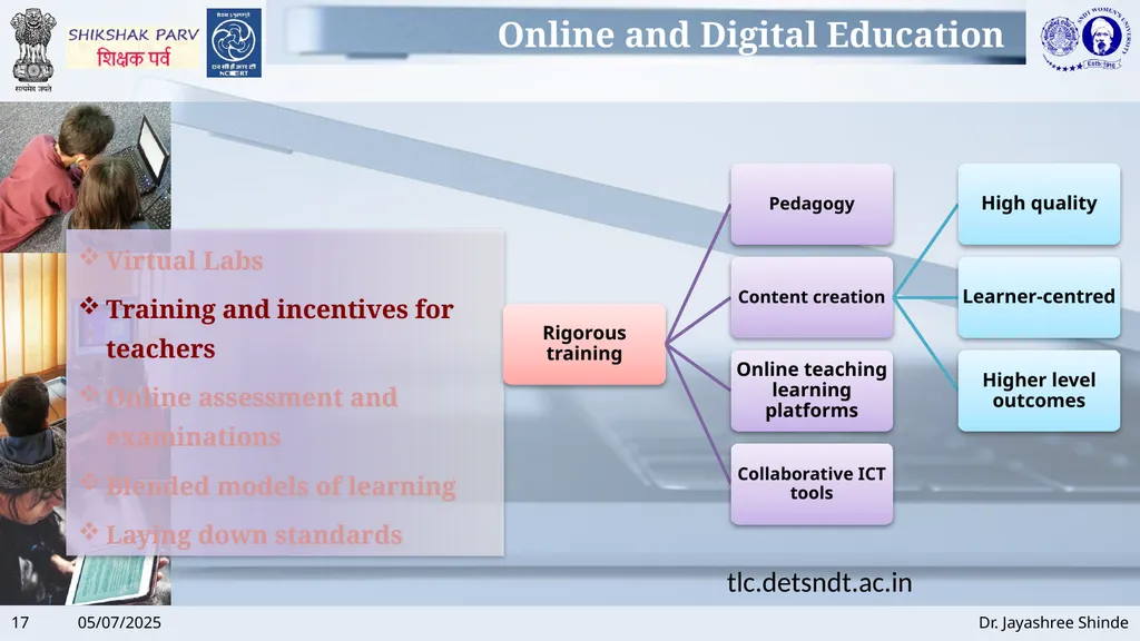 Use of Technology Dr. Jayashree Shinde Director, - slide 17 of 23