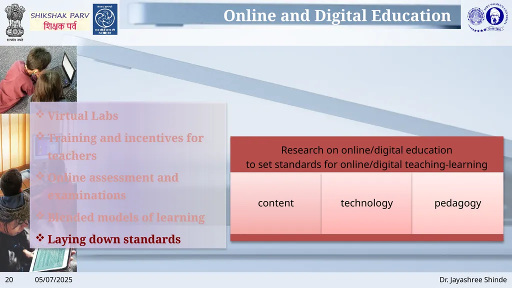 Use of Technology Dr. Jayashree Shinde Director, - slide 20 of 23