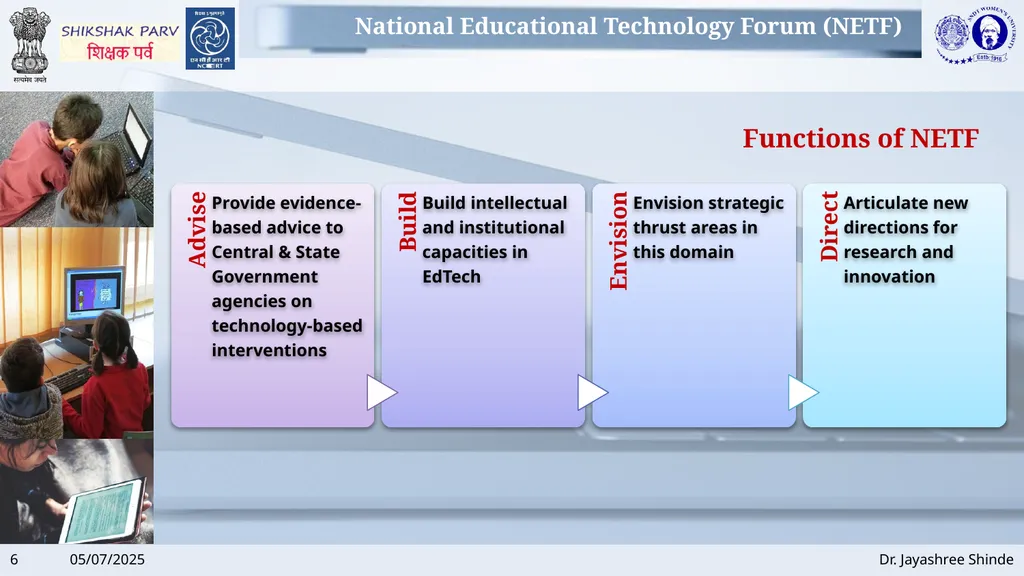 Use of Technology Dr. Jayashree Shinde Director, - slide 6 of 23