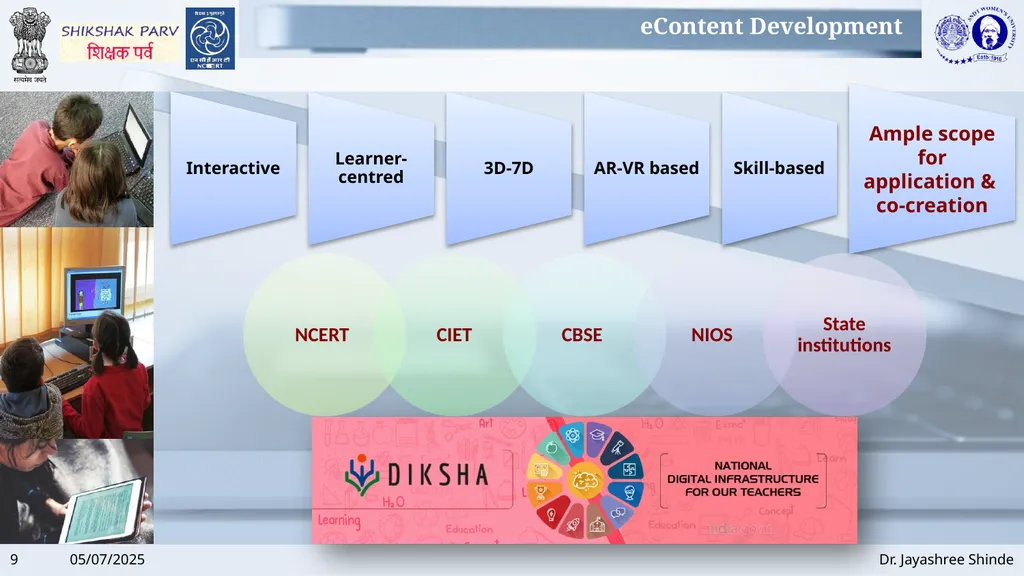 Use of Technology Dr. Jayashree Shinde Director, - slide 9 of 23