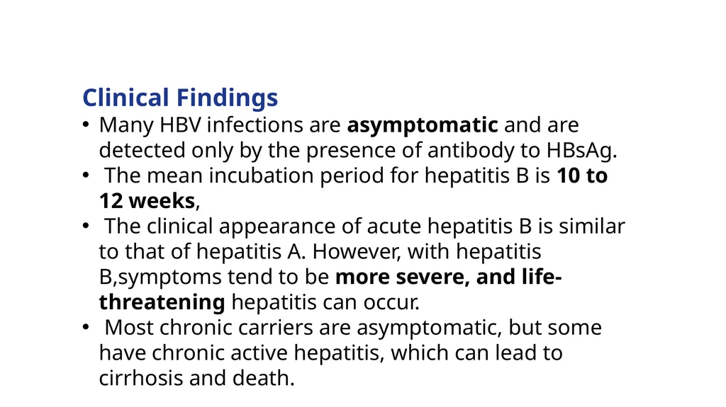 Hepatitis viruses Learning objectives: Identify - slide 20 of 31