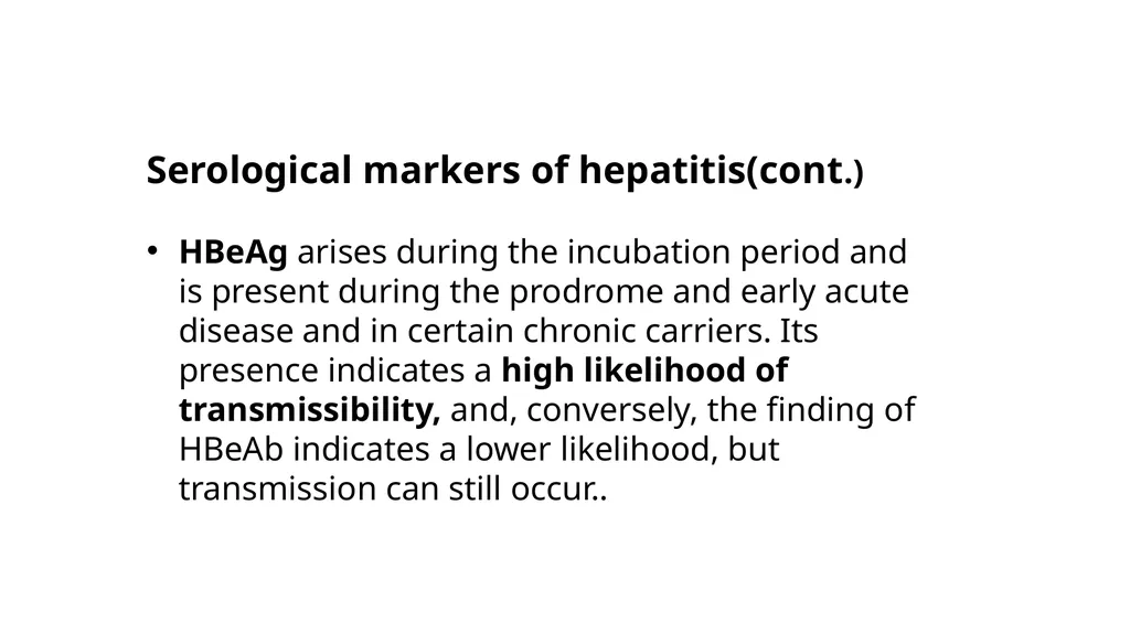 Hepatitis viruses Learning objectives: Identify - slide 24 of 31
