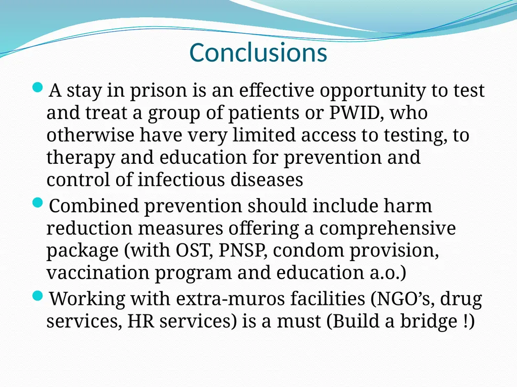 Testing and linkage to care The approach of - slide 11 of 14