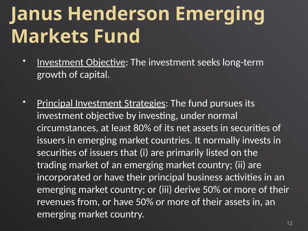 1 DIVERSIFIED AND SECTOR MUTUAL FUNDS An employee - slide 12 of 21
