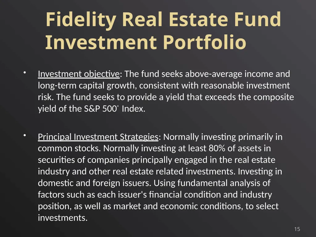 1 DIVERSIFIED AND SECTOR MUTUAL FUNDS An employee - slide 15 of 21