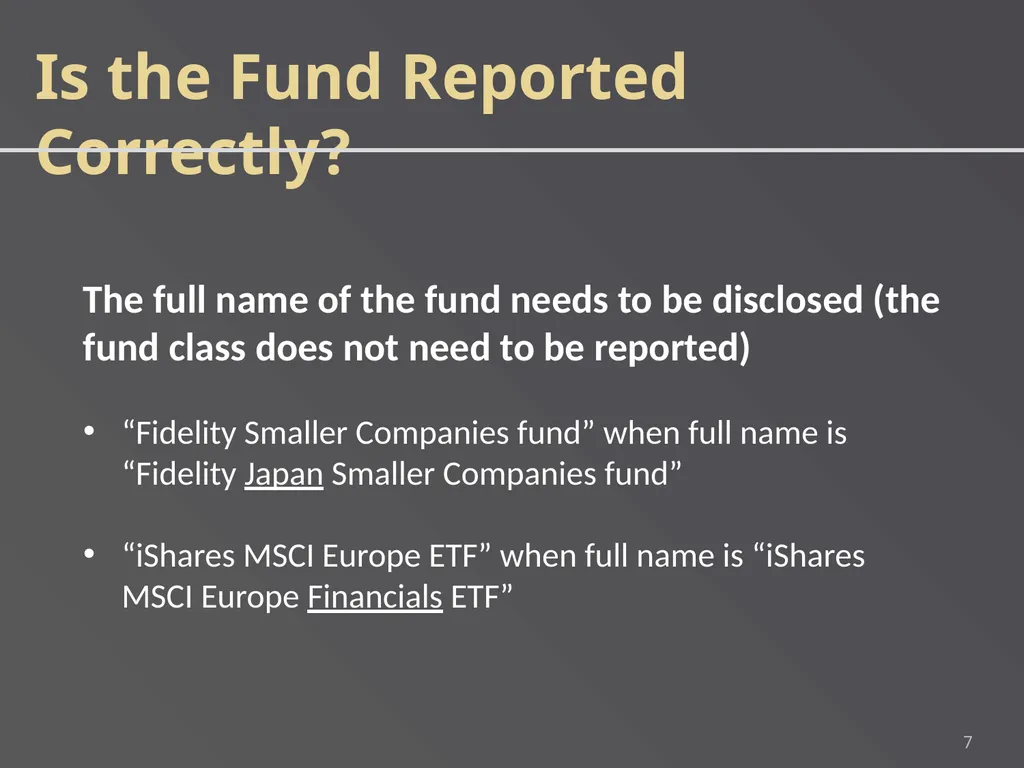 1 DIVERSIFIED AND SECTOR MUTUAL FUNDS An employee - slide 7 of 21