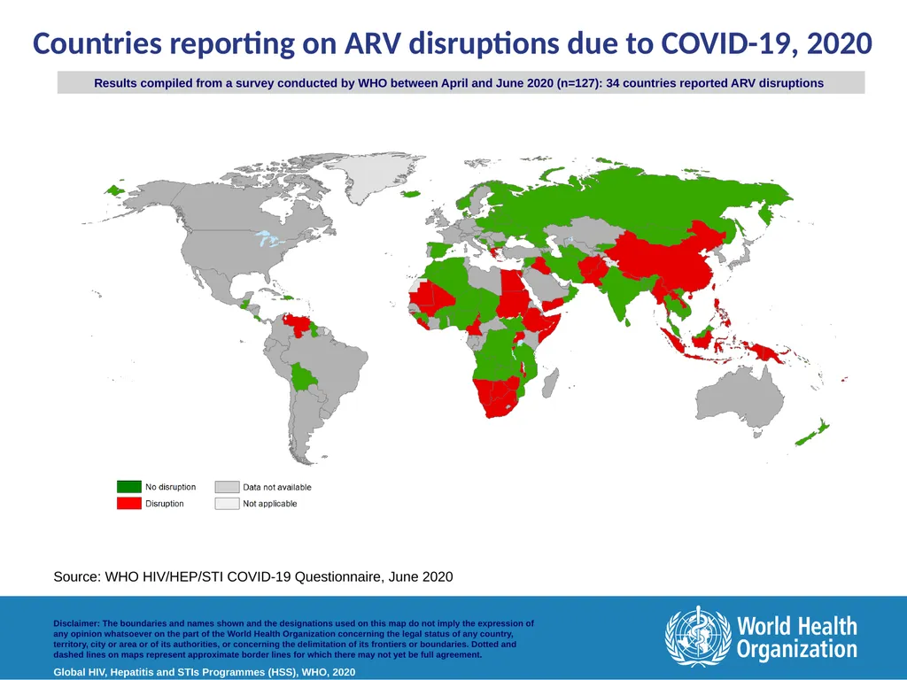 Disruption in HIV, Hepatitis and STI services due - slide 8 of 11