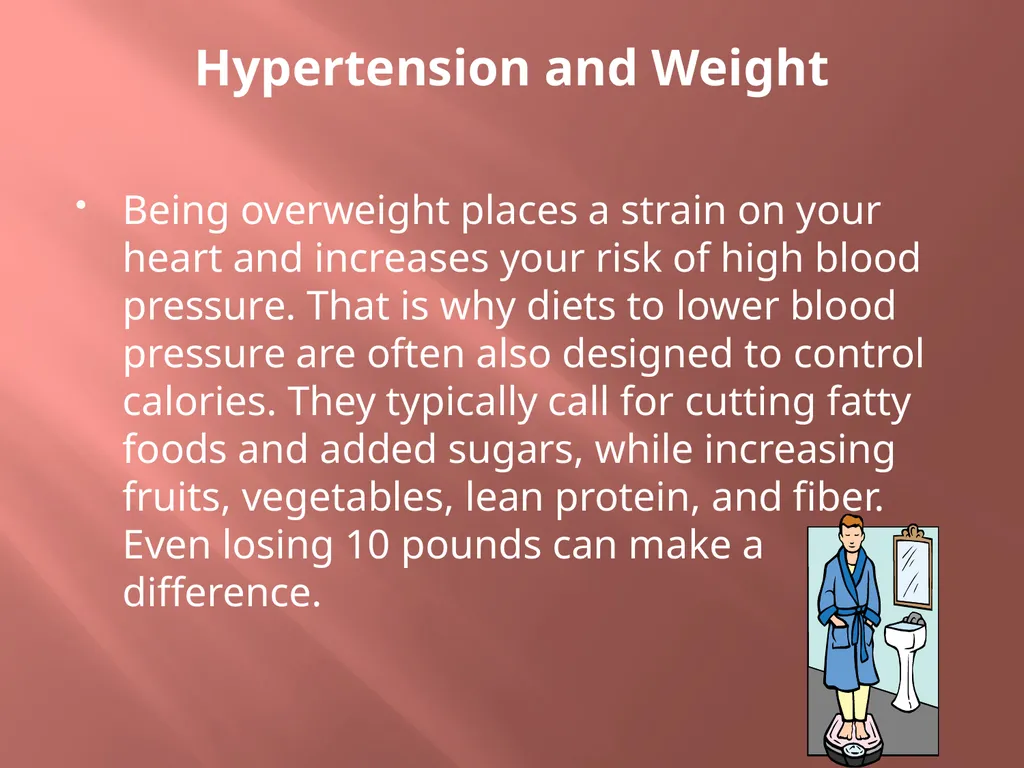 High Blood Pressure What you need to know - slide 12 of 21