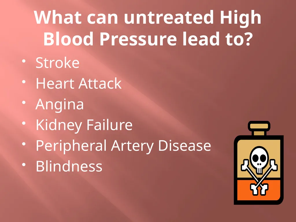 High Blood Pressure What you need to know - slide 9 of 21