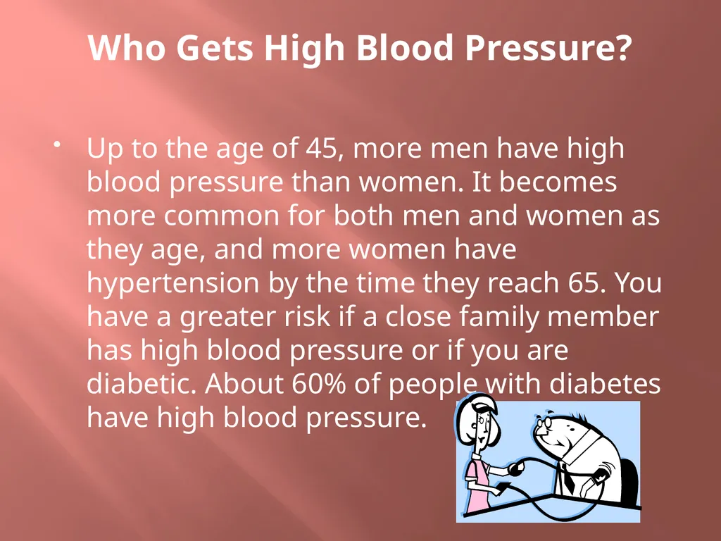 High Blood Pressure What you need to know - slide 8 of 21