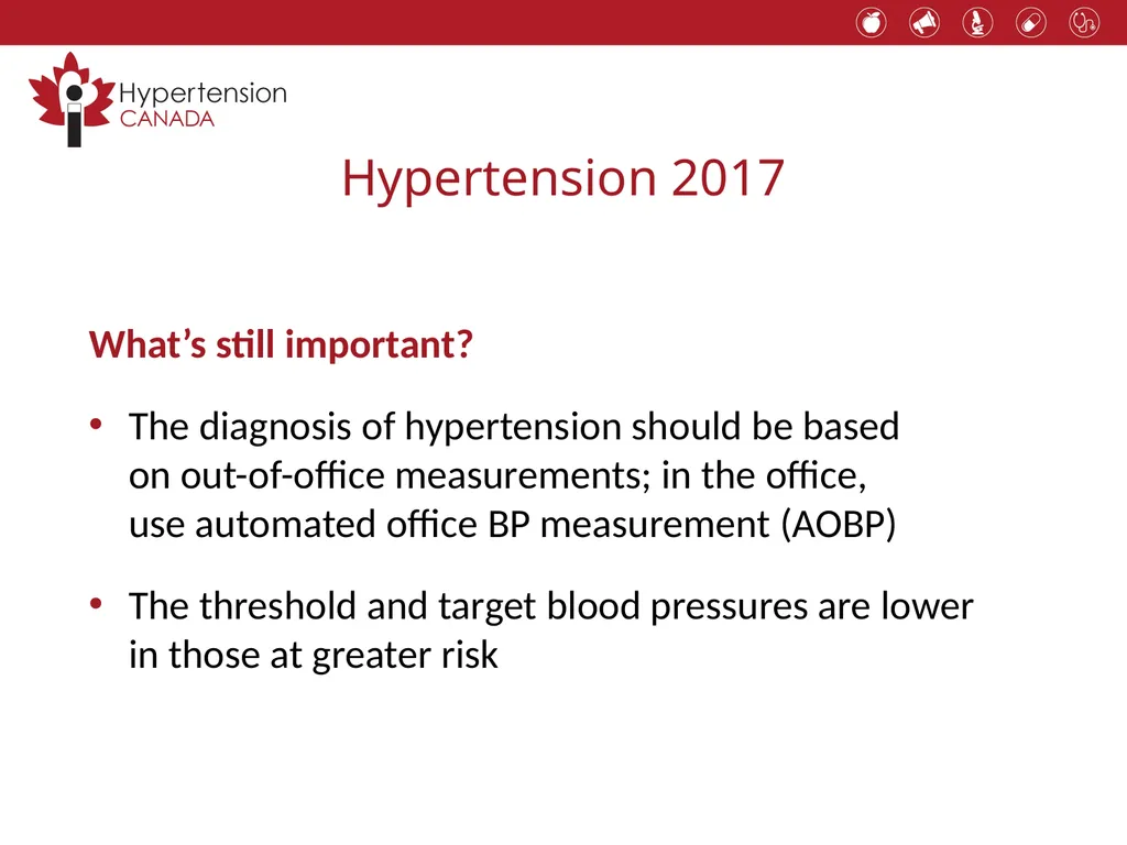 Hypertension 2017 Putting the Guidelines into - slide 42 of 43