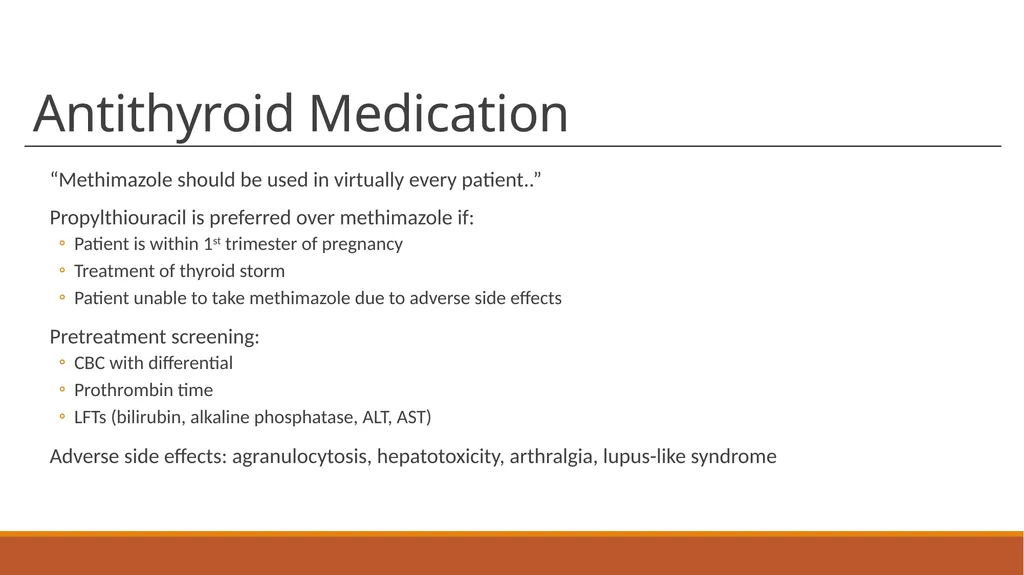 Thyroid Disorders Chandler Craft, Pharm.D. - slide 10 of 19