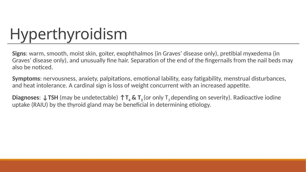 Thyroid Disorders Chandler Craft, Pharm.D. - slide 6 of 19