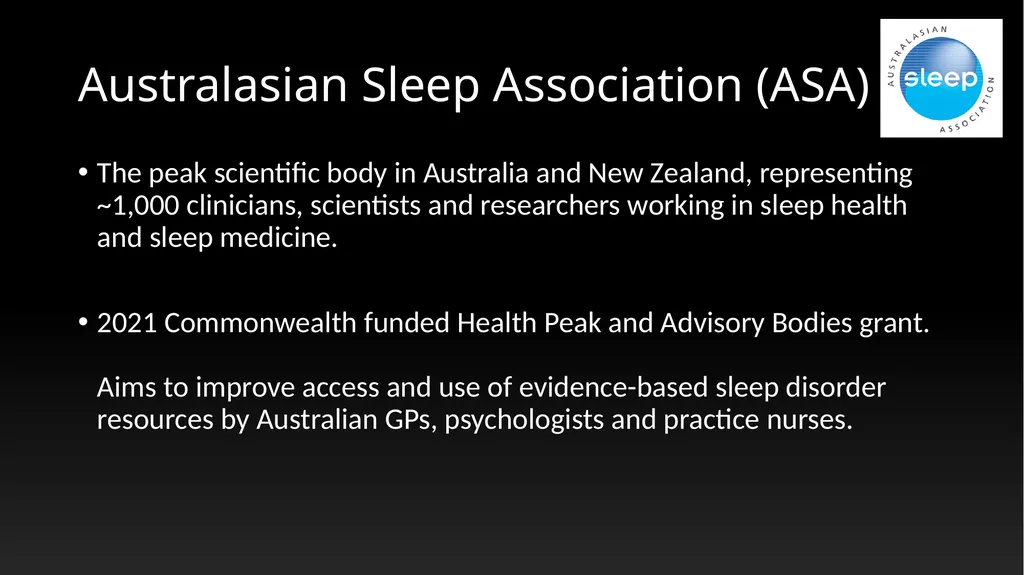 Mental Bites: Insomnia Dr Alexander Sweetman - slide 2 of 19