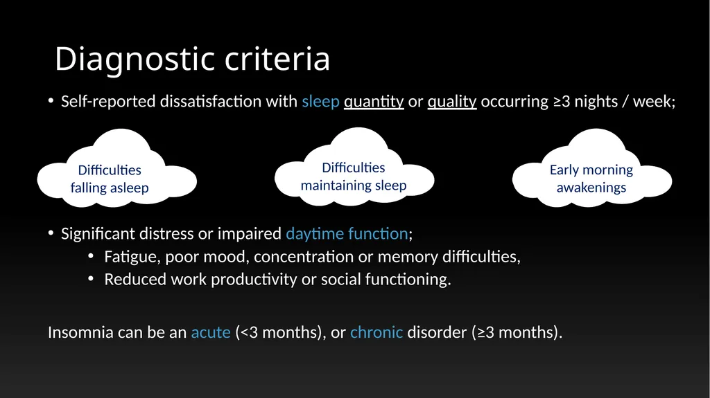 Mental Bites: Insomnia Dr Alexander Sweetman - slide 6 of 19